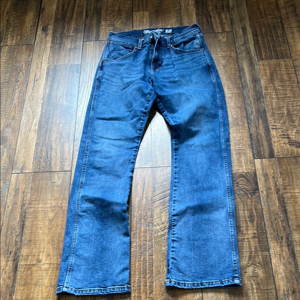 Wrangler Blue Straight Jeans Timeless Denim